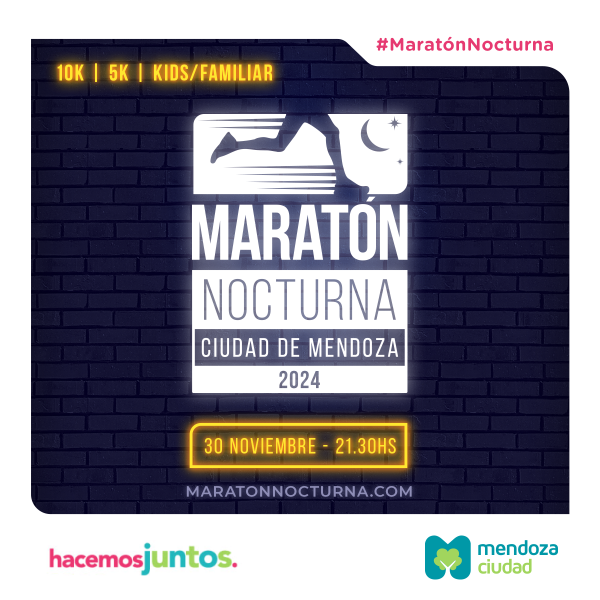 Maratón Nocturna Ciudad de Mendoza 2024